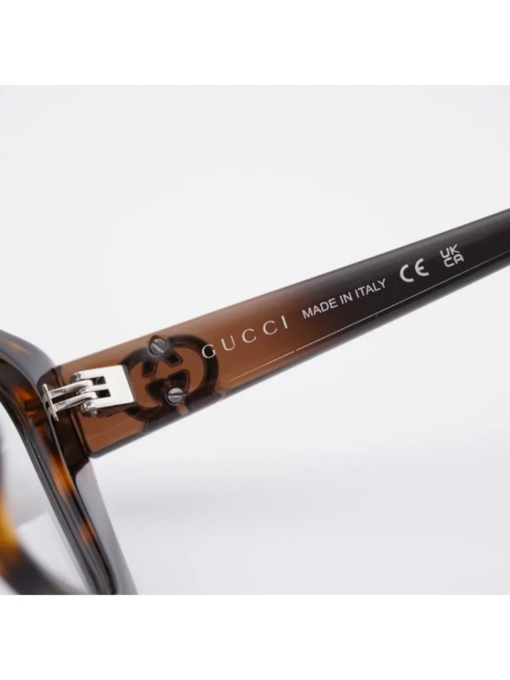 Gucci GG2028O 002 Eyeglasses Brown Havana 50mm Square Frame